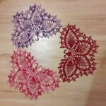 Ročno izdelani metulji iz bombažne preje