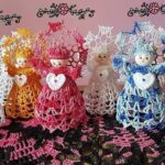 Ročno izdelani angelčki,,lahko za darilo,konfete,obhajila....